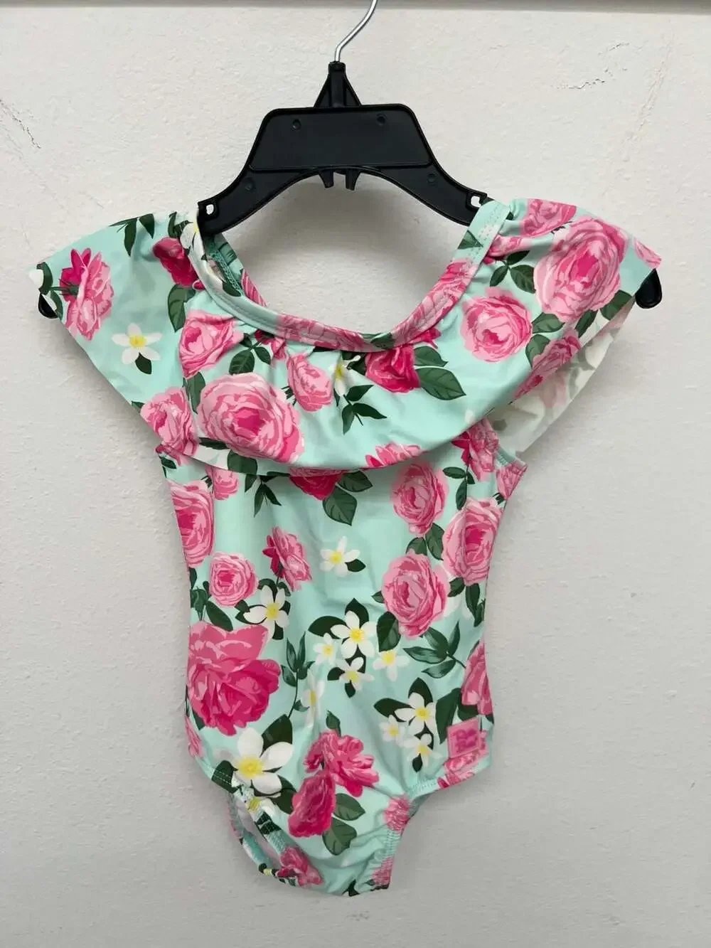 RuffleButts Rosy Sweetheart Ruffle One Piece Swimsuit New NWT